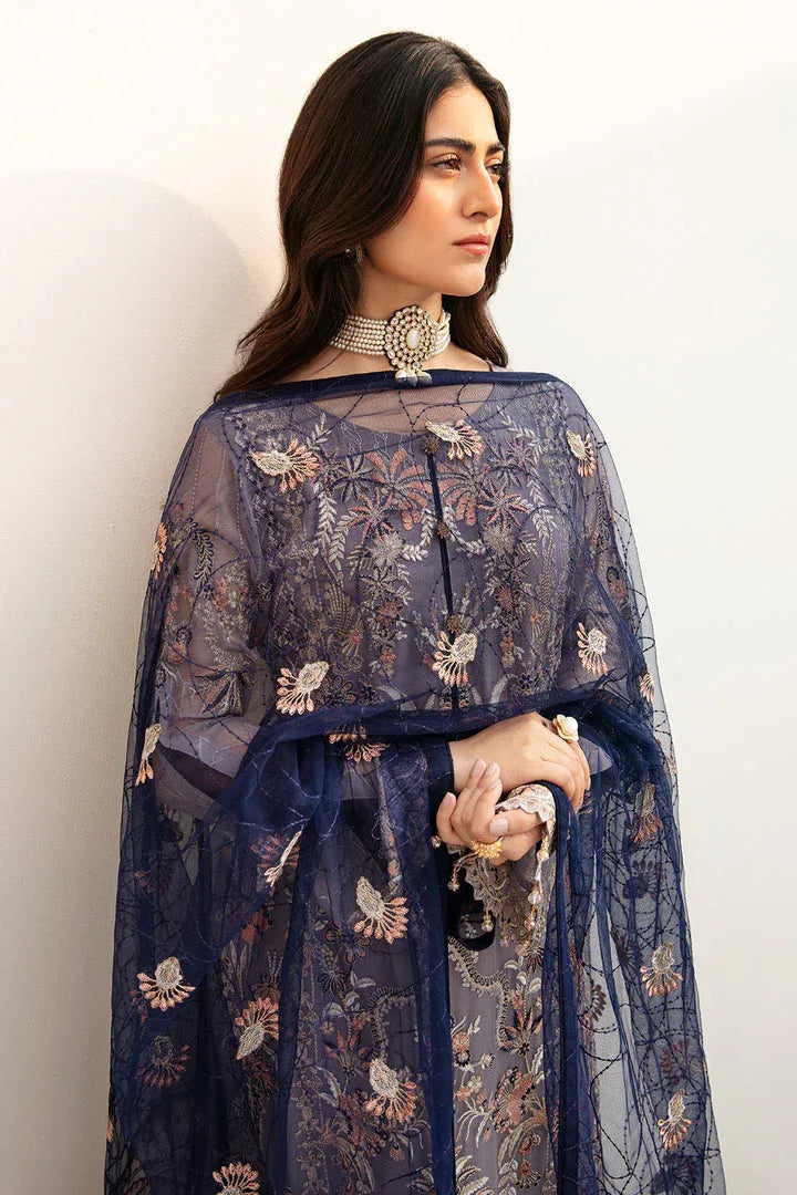Ramsha | Chevron Chiffon Collection | A-809 - Aqsa Fabrics