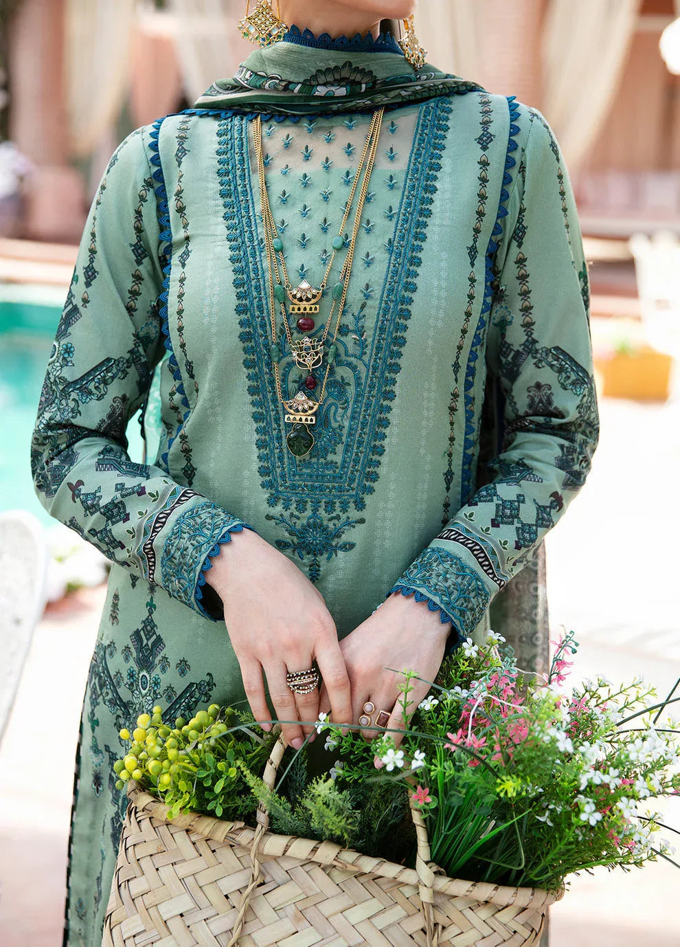 Gulaal | Summer Glow Lawn 24 | ANADIYA (GL-L-24V3-05) - Aqsa Fabrics