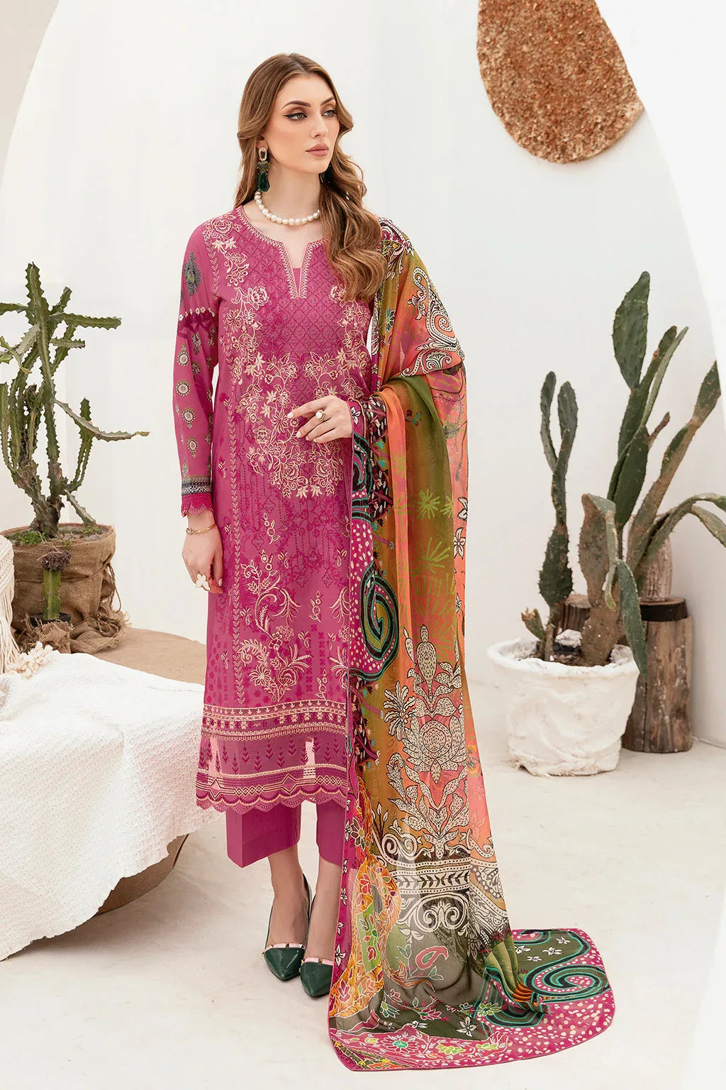 Ramsha | Ghazal Lawn 24 | G-208 - Aqsa Fabrics