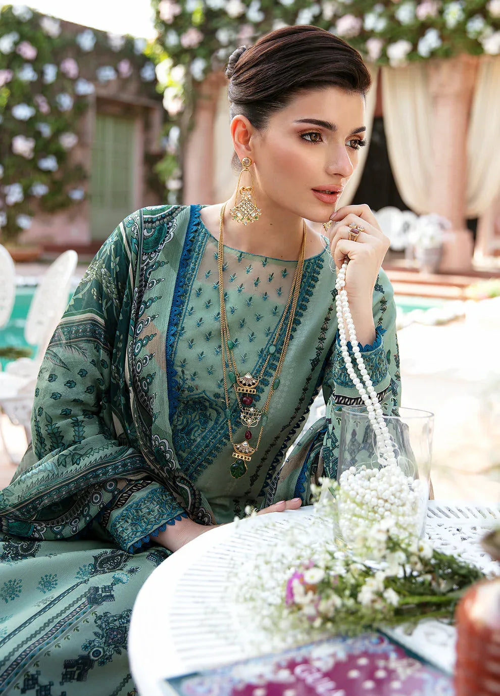 Gulaal | Summer Glow Lawn 24 | ANADIYA (GL-L-24V3-05) - Aqsa Fabrics