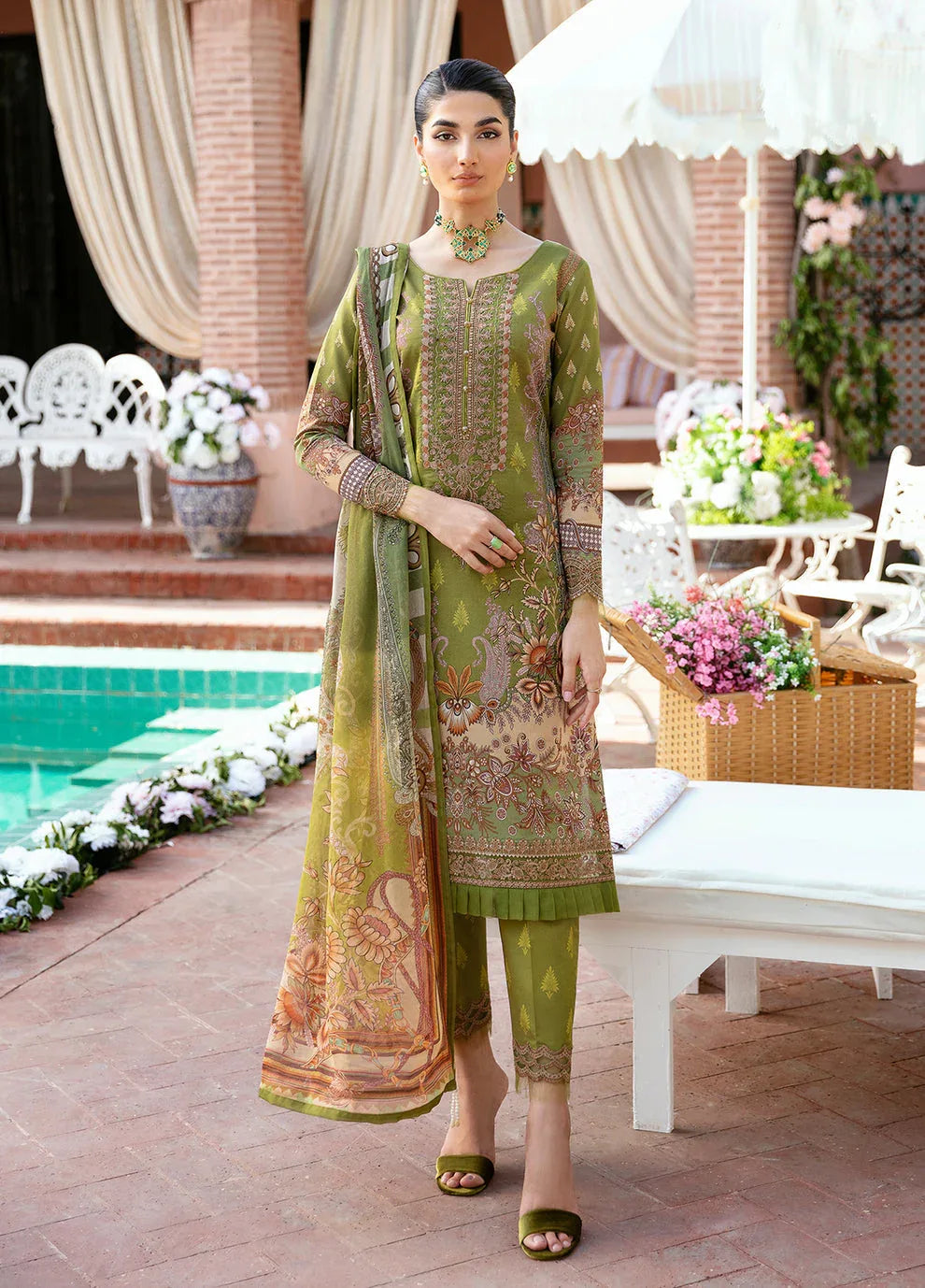 Gulaal | Summer Glow Lawn 24 | ALICIA (GL-L-24V3-04) - Aqsa Fabrics