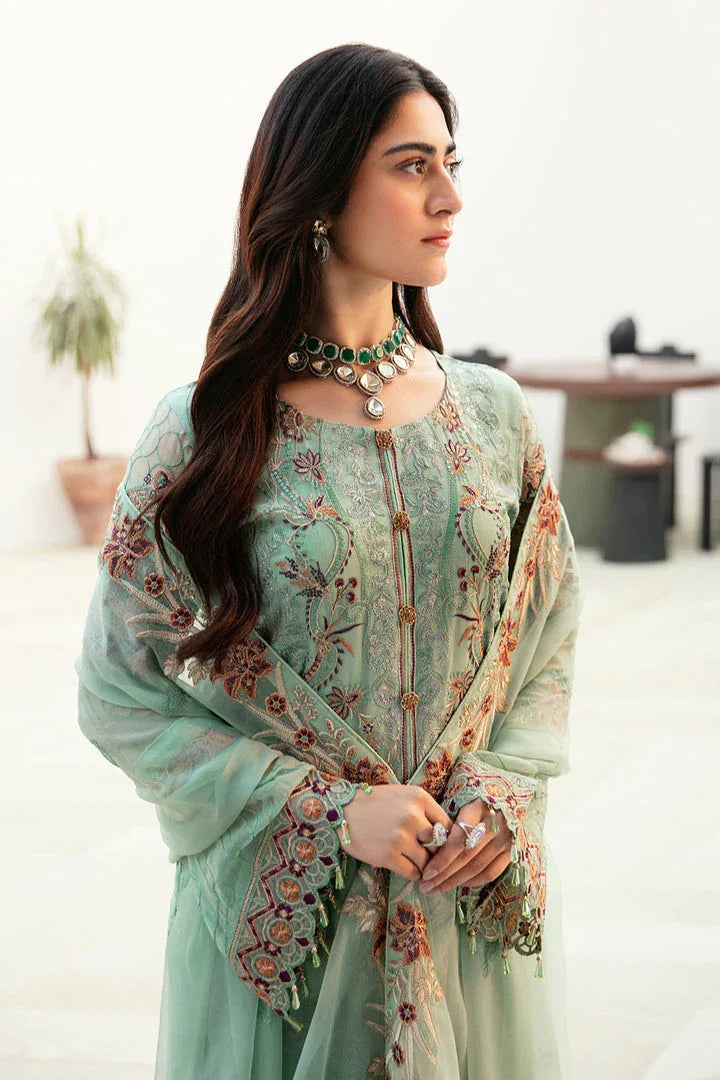 Ramsha | Chevron Chiffon Collection | A-804 - Aqsa Fabrics