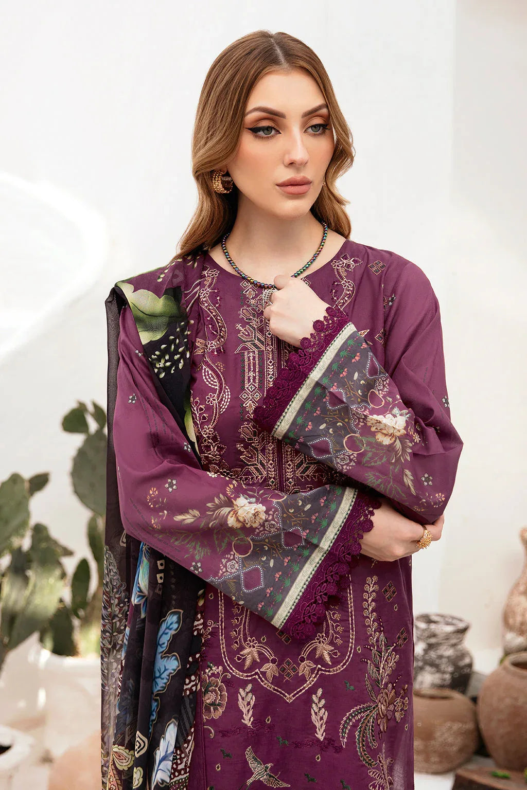 Ramsha | Ghazal Lawn 24 | G-205 - Aqsa Fabrics