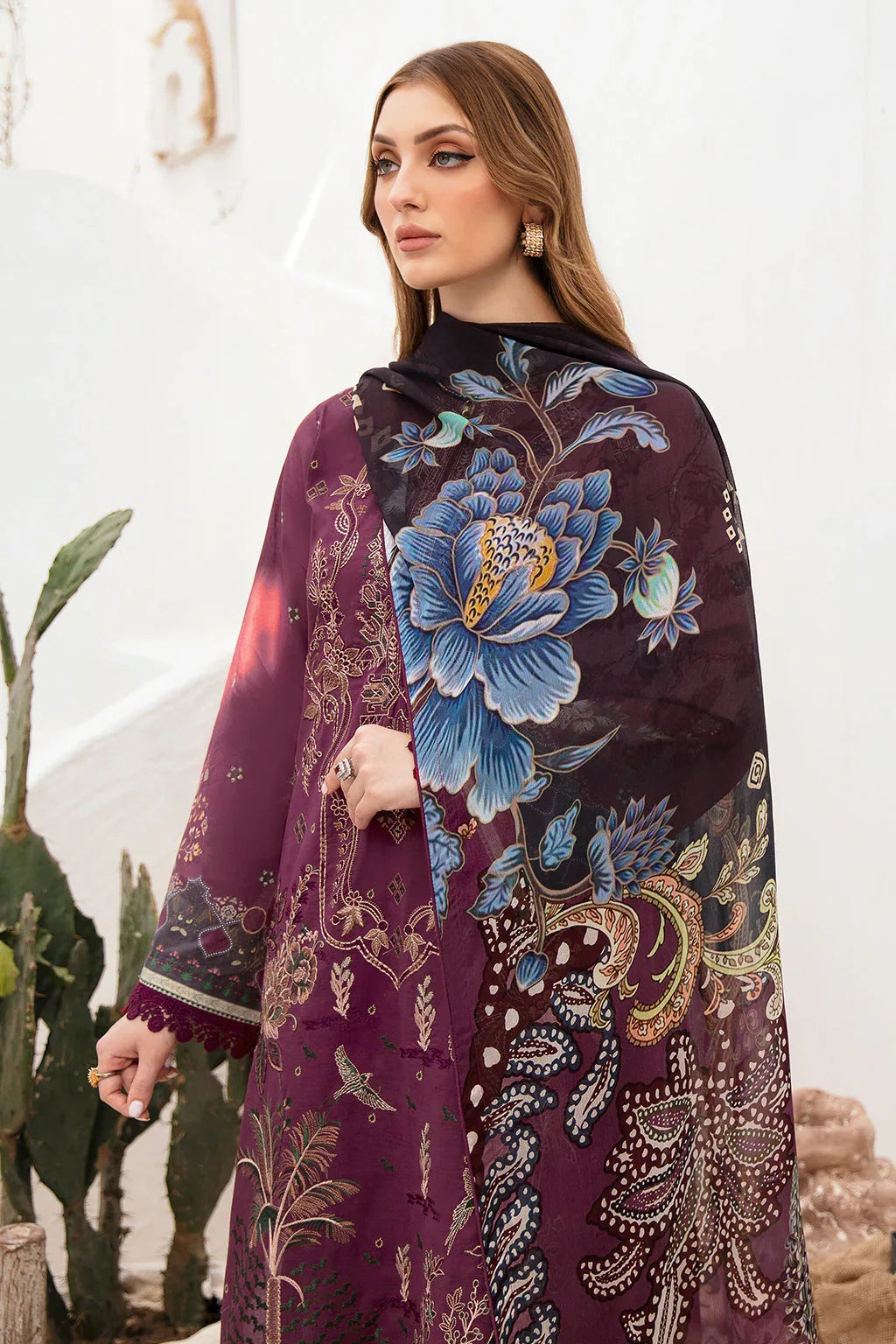 Ramsha | Ghazal Lawn 24 | G-205 - Aqsa Fabrics