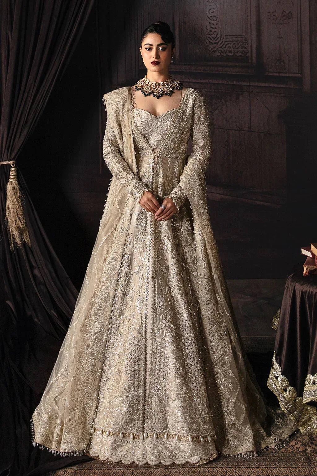 Afrozeh | The Brides Edit 23 | Margaret - Aqsa Fabrics