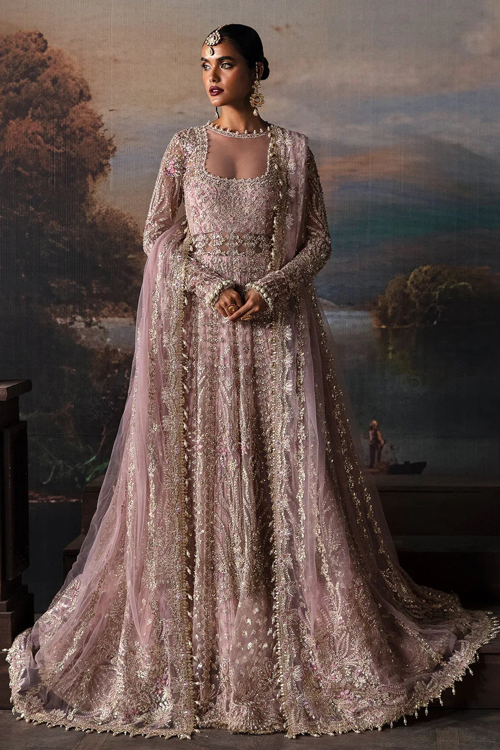 Afrozeh-The Brides Wedding Formal 3Pc Suit AFB-V1-04 Isabella - Aqsa Fabrics
