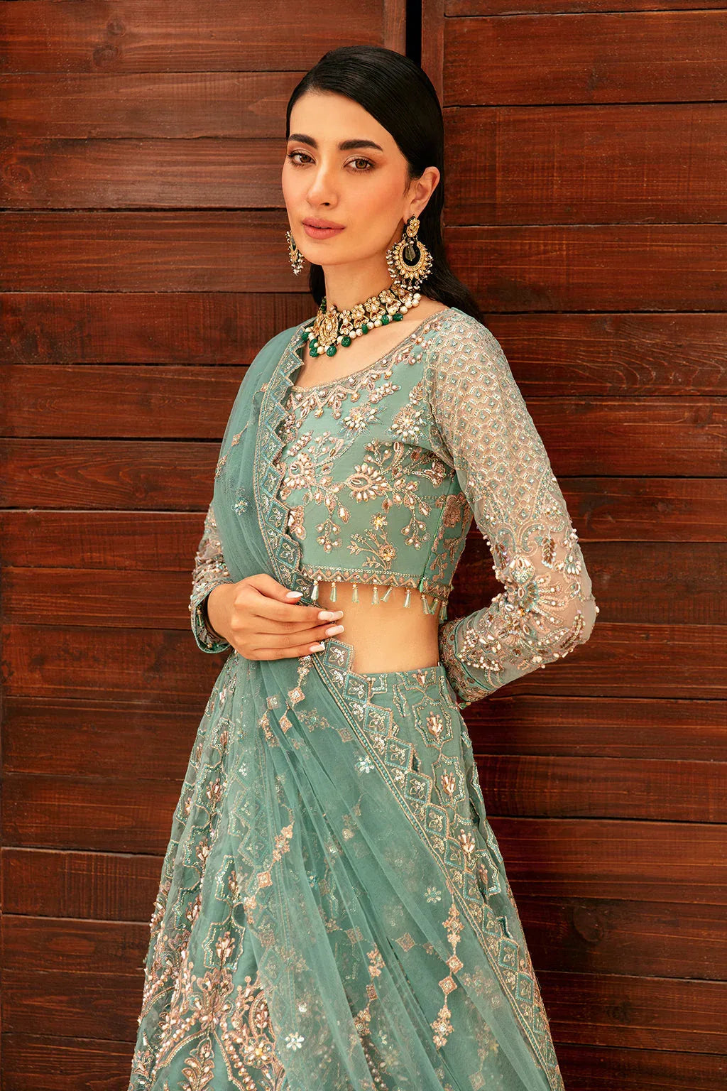 Ramsha | Luxury Wedding Collection | HA-403 - Aqsa Fabrics