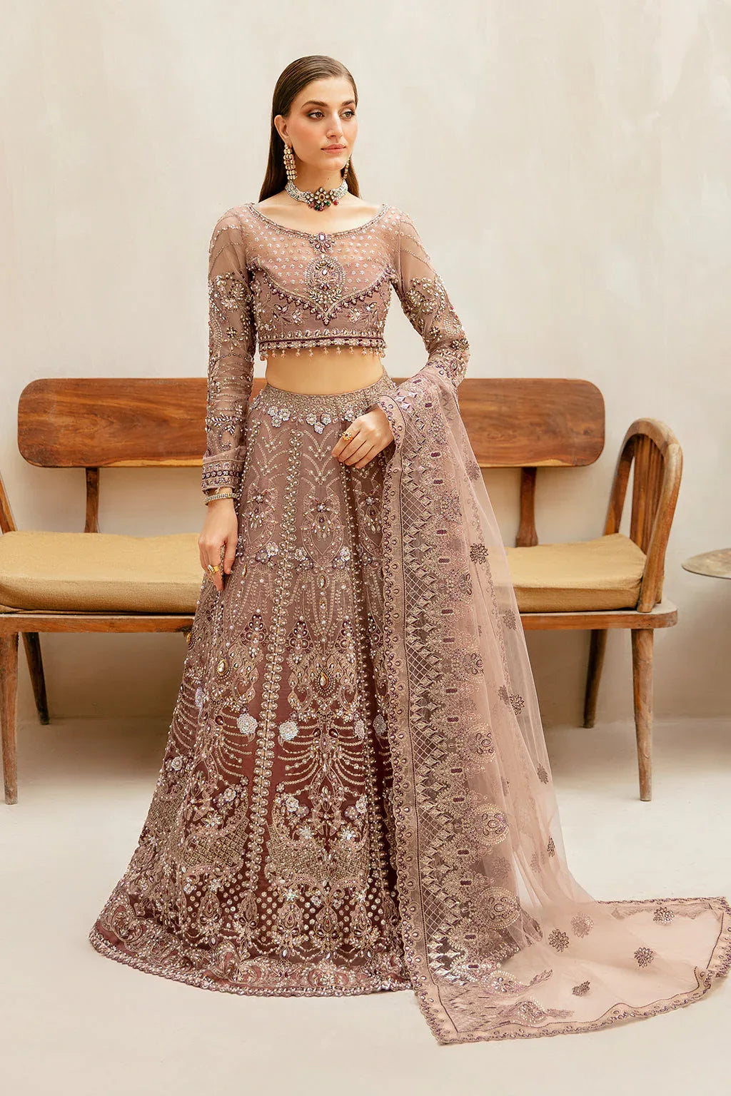 Ramsha | Luxury Wedding Collection | HA-401 - Aqsa Fabrics