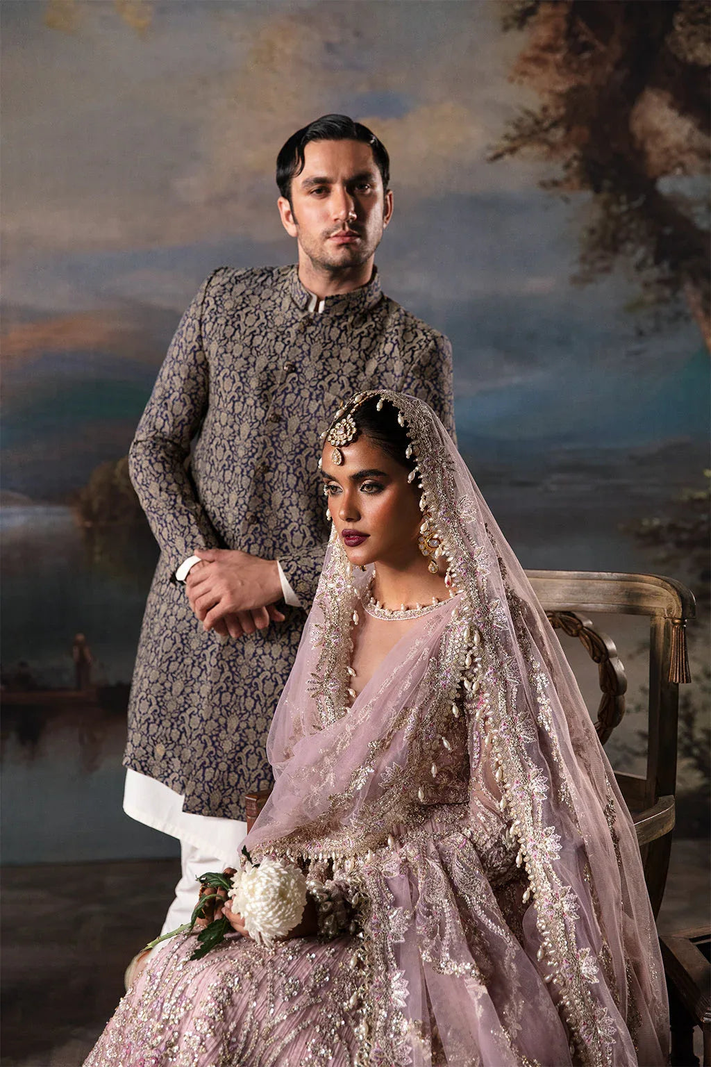 Afrozeh-The Brides Wedding Formal 3Pc Suit AFB-V1-04 Isabella - Aqsa Fabrics