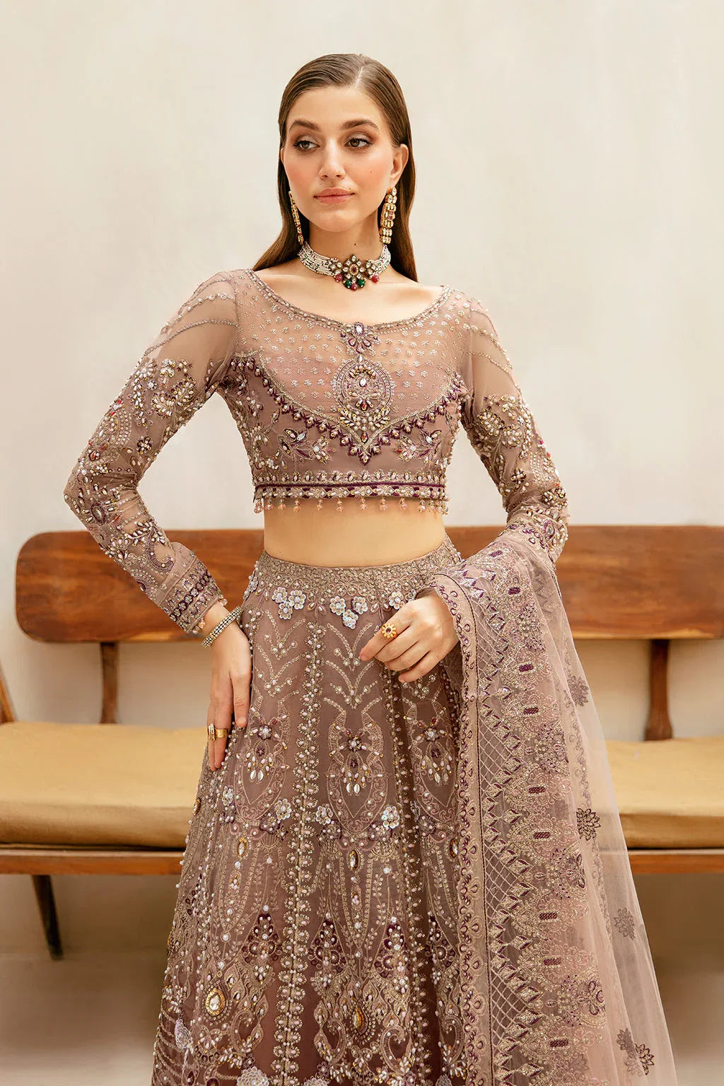 Ramsha | Luxury Wedding Collection | HA-401 - Aqsa Fabrics