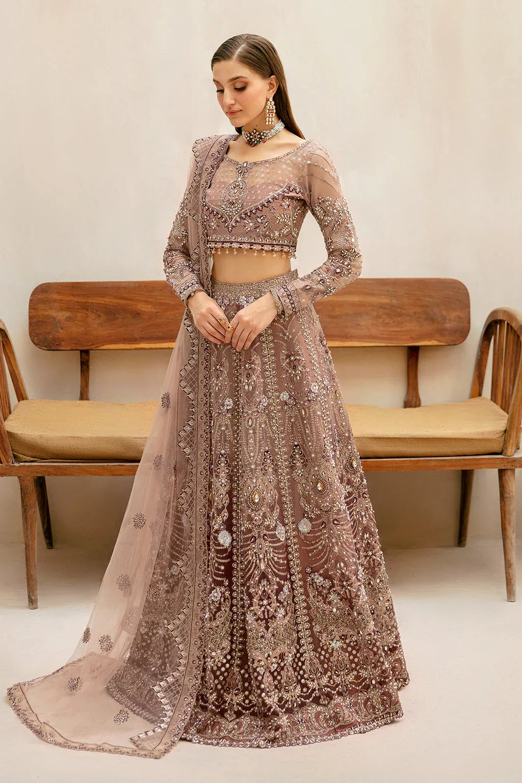Ramsha | Luxury Wedding Collection | HA-401 - Aqsa Fabrics