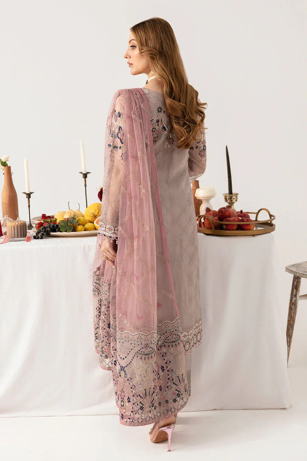 Ramsha | Minhal Organza Collection | M-1110 - Aqsa Fabrics