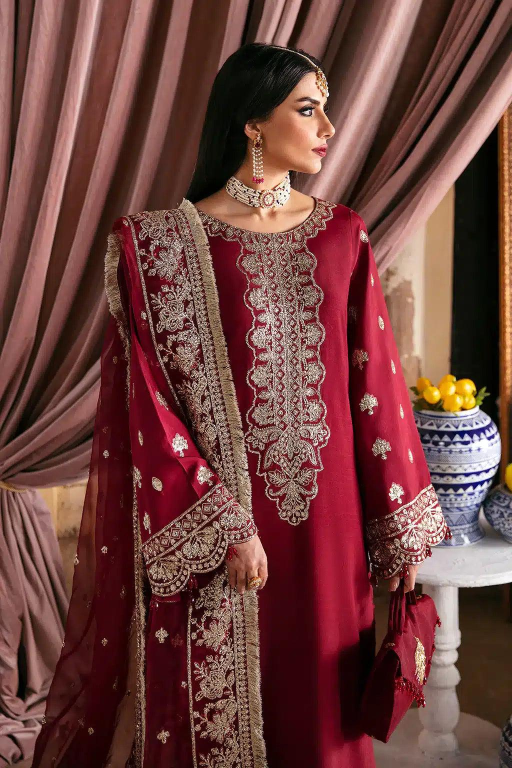 Saad Shaikh | Singhar Festive 23 | Raqs - Aqsa Fabrics