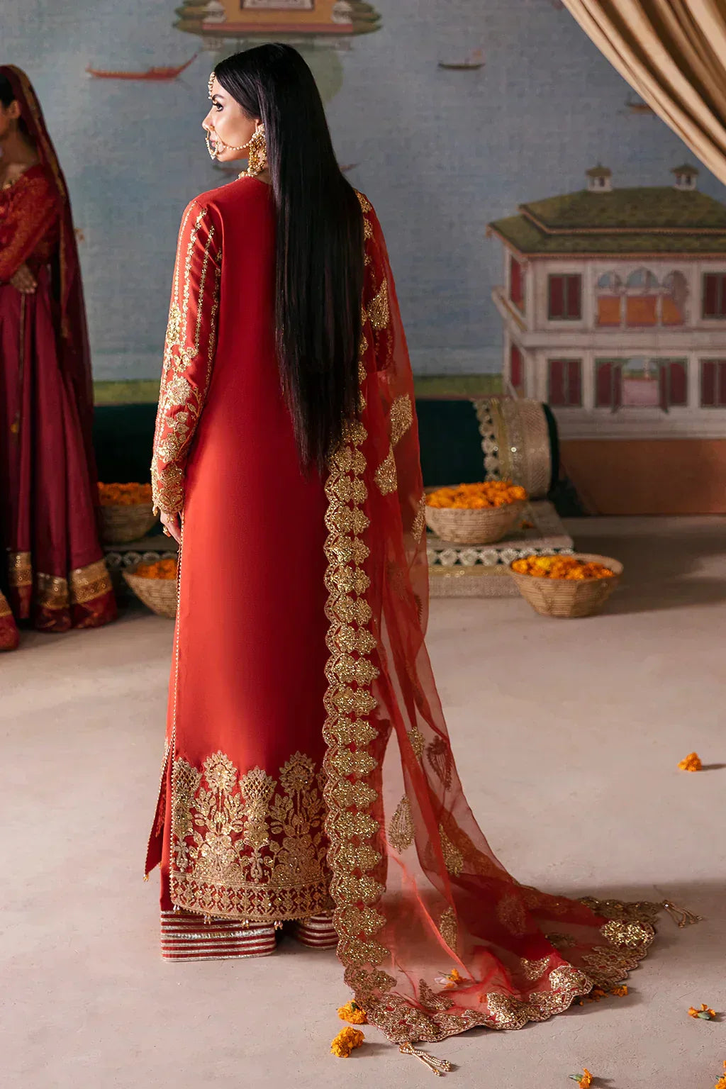 Saad Shaikh | Singhar Festive 23 | Rani - Aqsa Fabrics