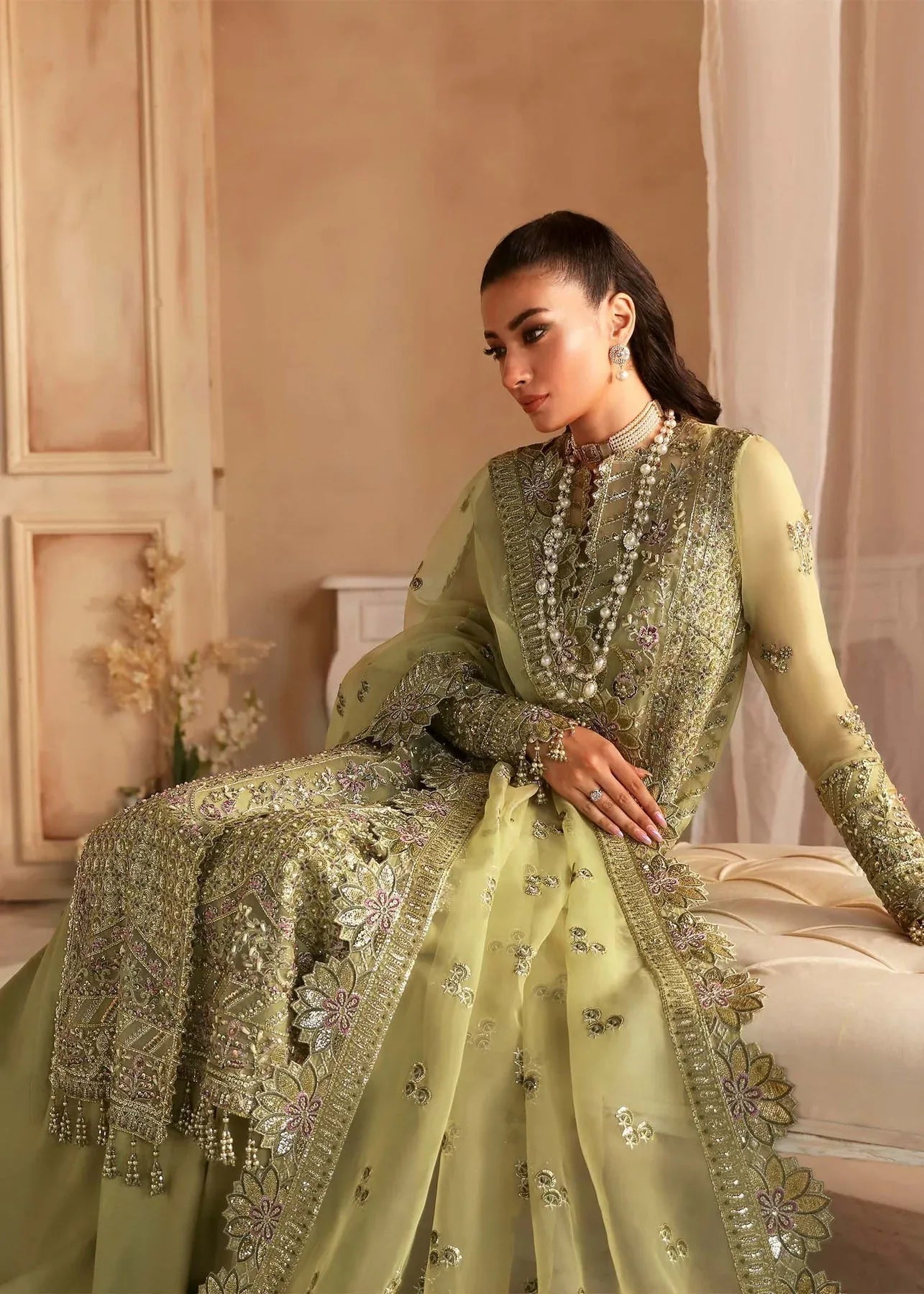 Akbar Aslam | Aleia Luxury Formals | Seren - Aqsa Fabrics