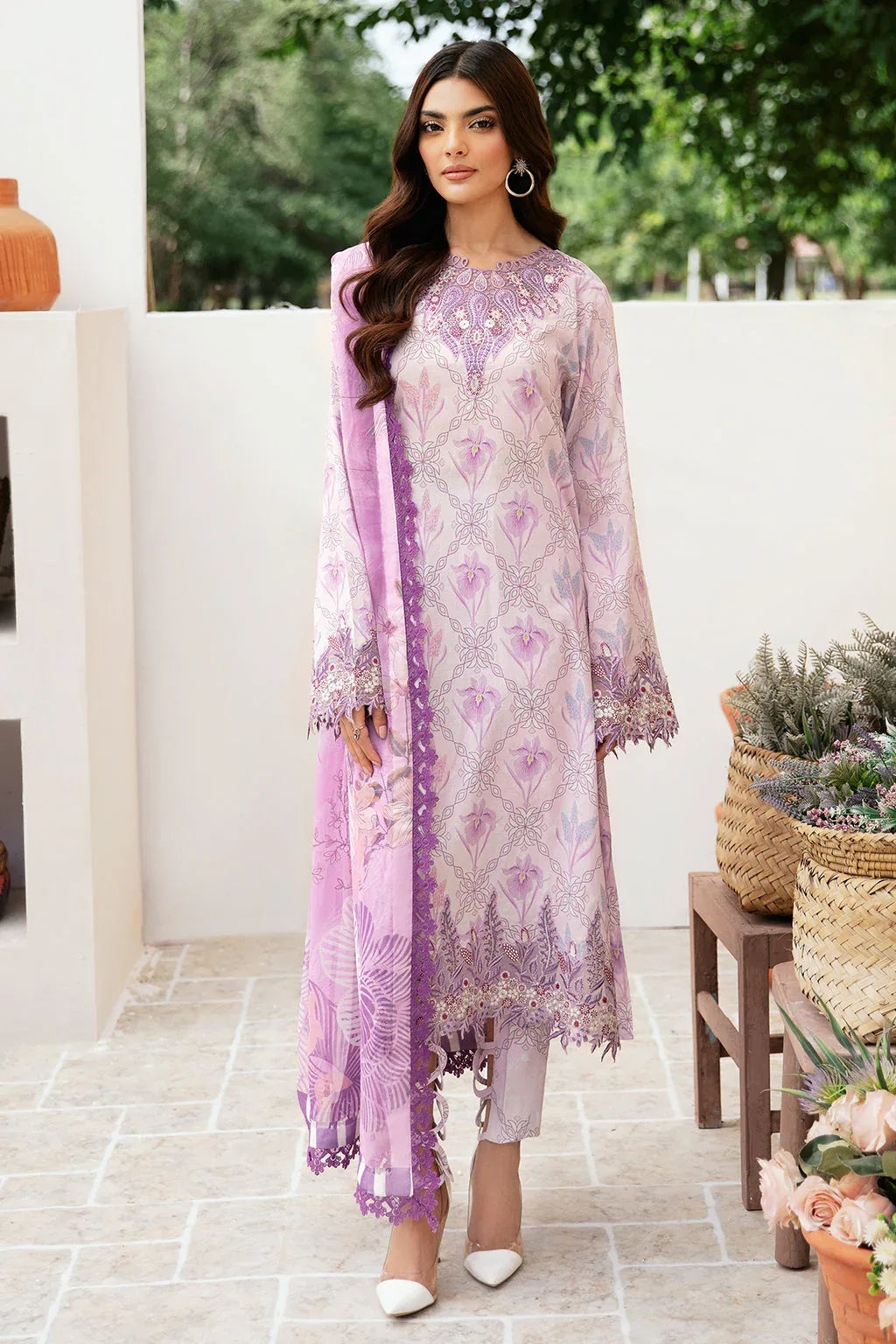 Ramsha | Rangrez Lawn Collection | N-504 - Aqsa Fabrics