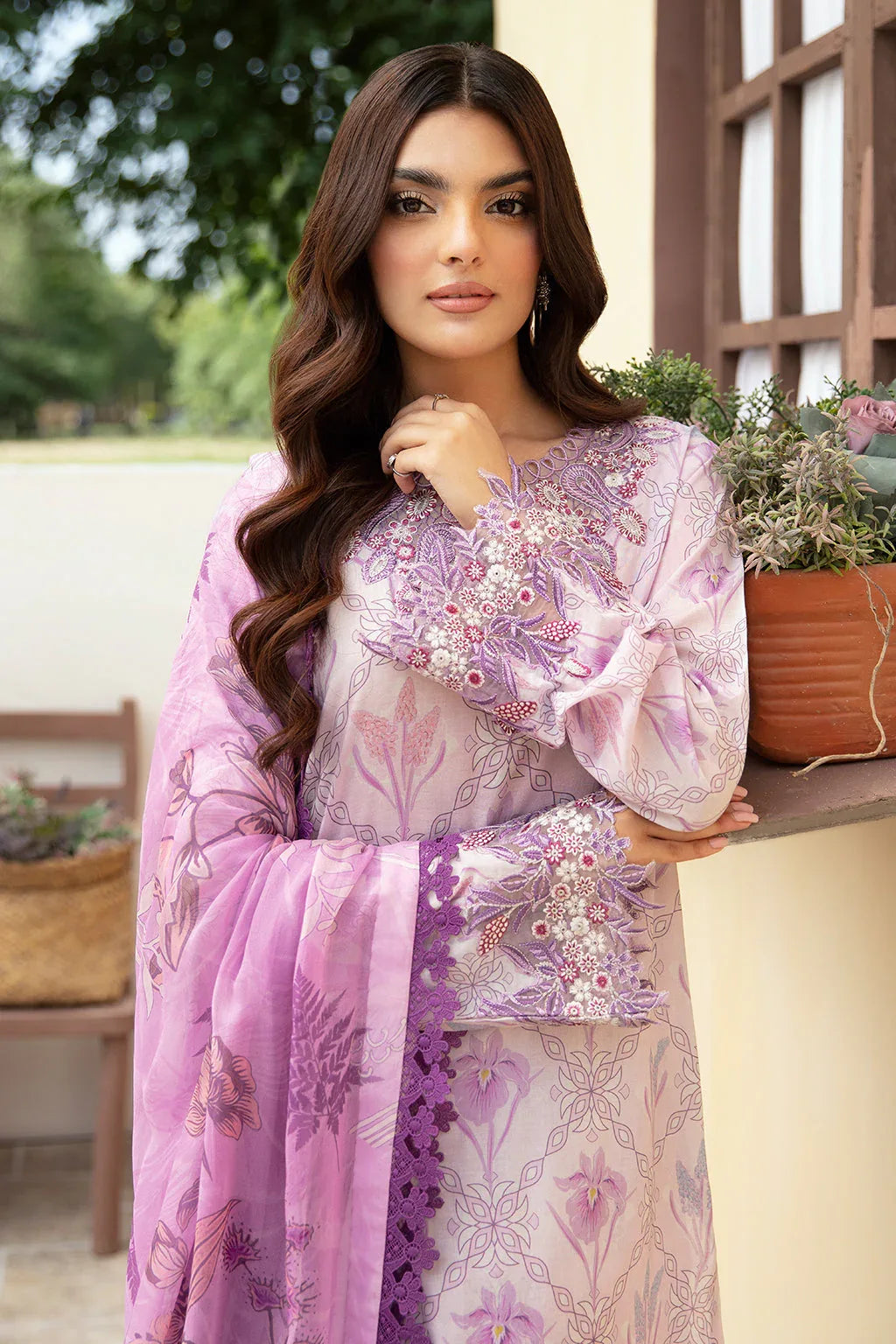 Ramsha | Rangrez Lawn Collection | N-504 - Aqsa Fabrics