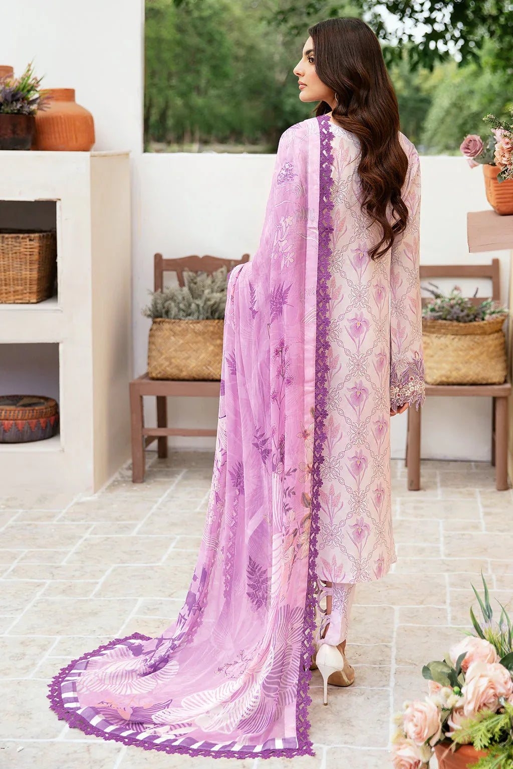 Ramsha | Rangrez Lawn Collection | N-504 - Aqsa Fabrics
