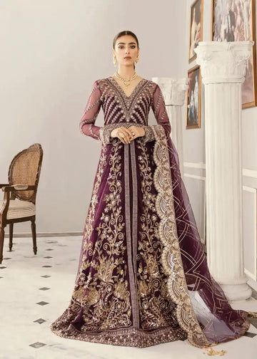 Akbar Aslam | Raqsl Collection | Gladiolus - Aqsa Fabrics