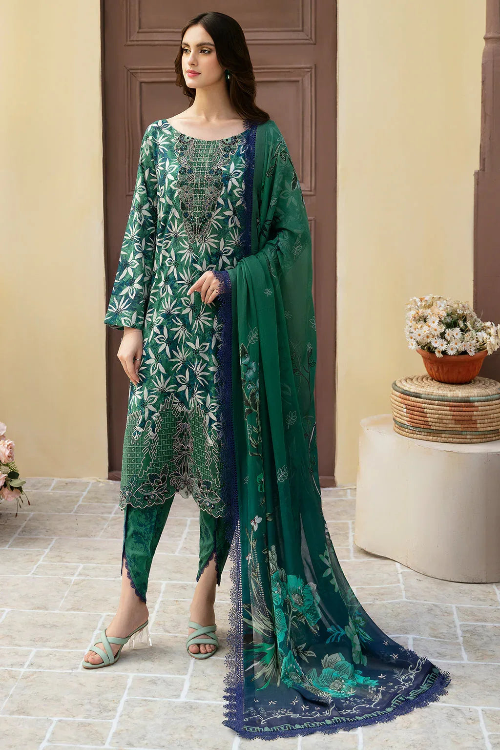 Ramsha | Rangrez Lawn Collection | N-507 - Aqsa Fabrics