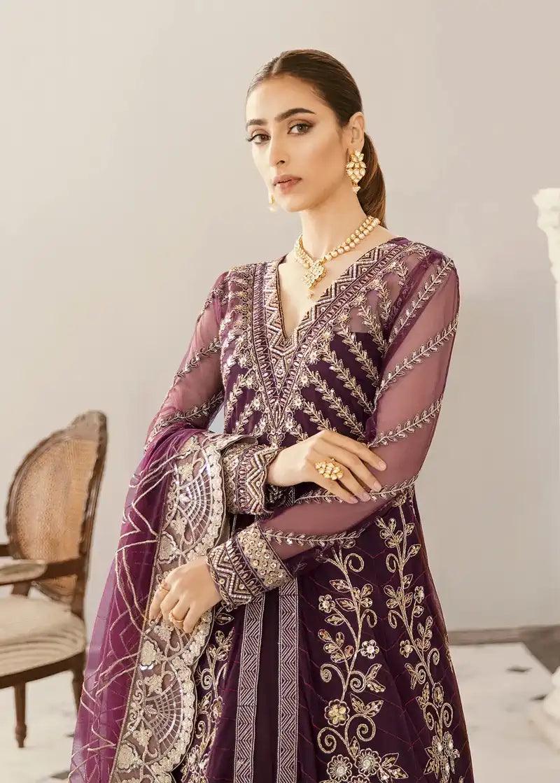 Akbar Aslam | Raqsl Collection | Gladiolus - Aqsa Fabrics