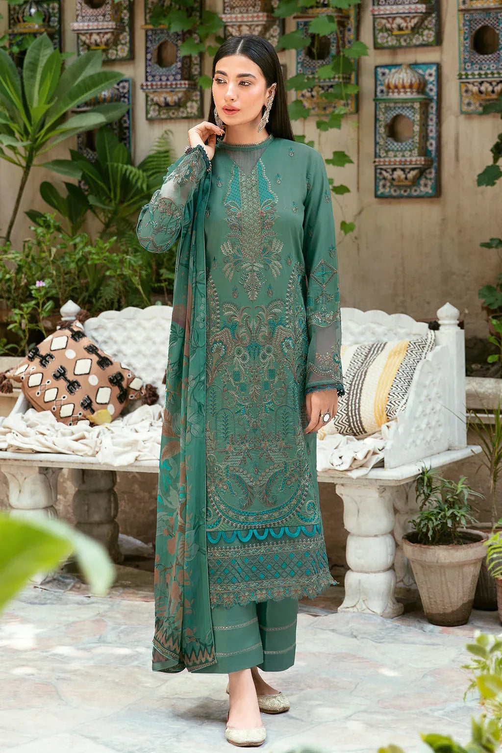 Ramsha | Luxury Lawn 24 | L-804 - Aqsa Fabrics