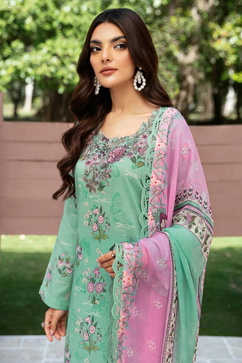 Ramsha | Rangrez Lawn Collection | N-510 - Aqsa Fabrics