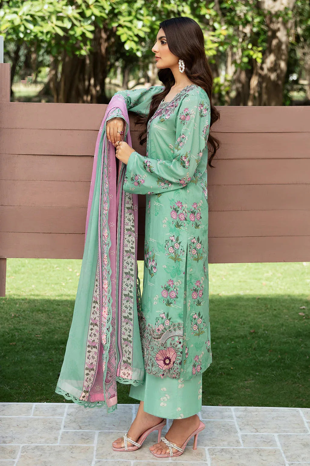 Ramsha | Rangrez Lawn Collection | N-510 - Aqsa Fabrics