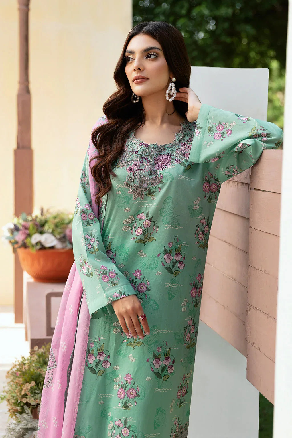 Ramsha | Rangrez Lawn Collection | N-510 - Aqsa Fabrics