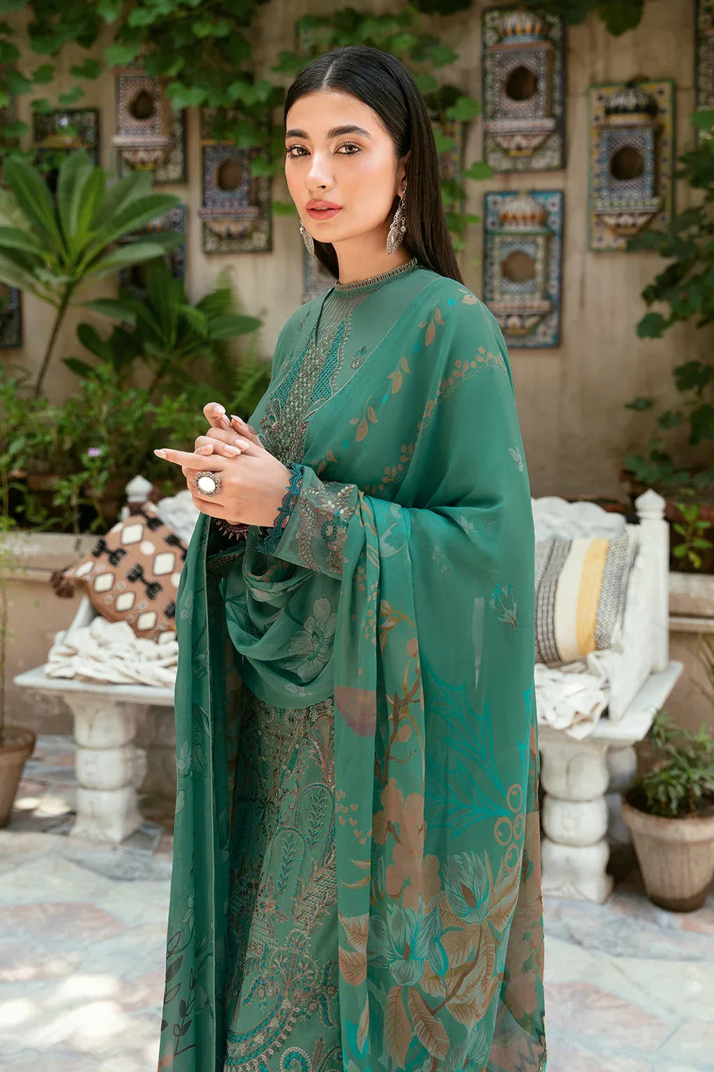 Ramsha | Luxury Lawn 24 | L-804 - Aqsa Fabrics