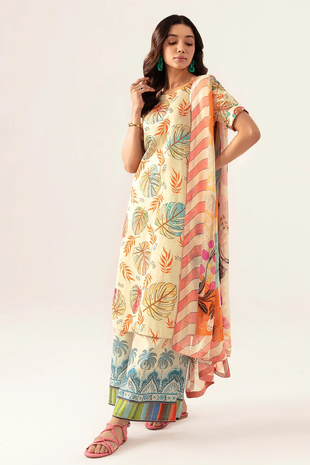 Ramsha | Pinted Lawn | RP-107 - Aqsa Fabrics