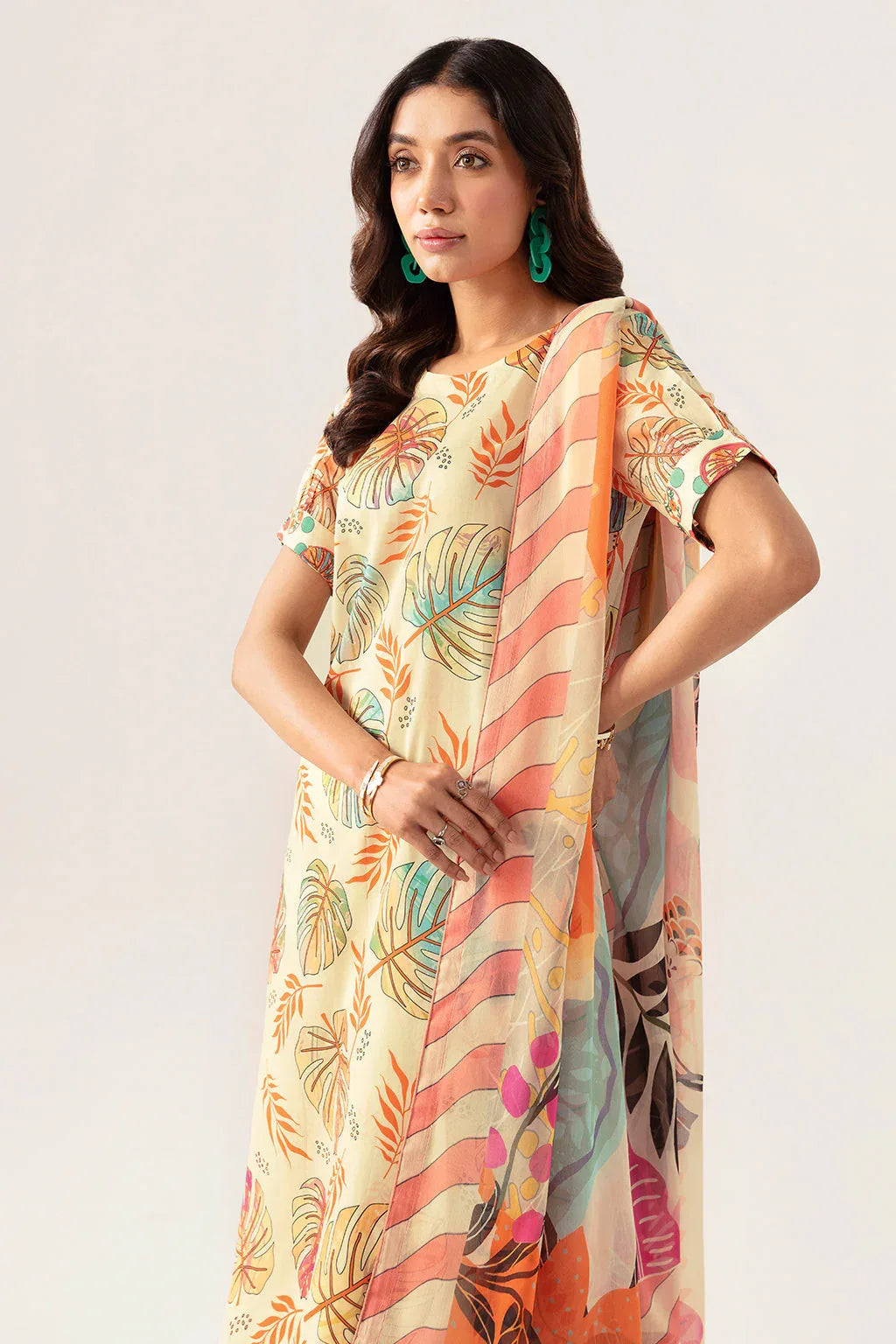 Ramsha | Pinted Lawn | RP-107 - Aqsa Fabrics