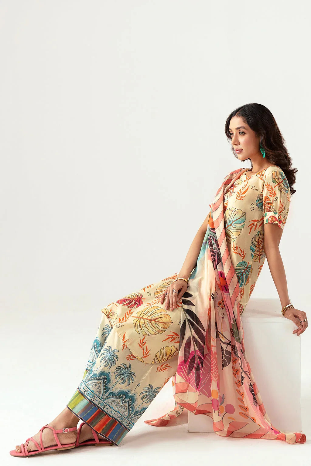 Ramsha | Pinted Lawn | RP-107 - Aqsa Fabrics