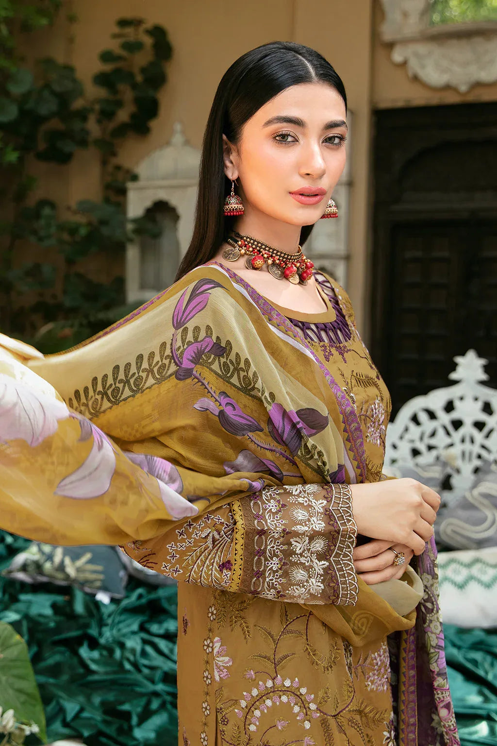 Ramsha | Luxury Lawn 24 | L-808 - Aqsa Fabrics