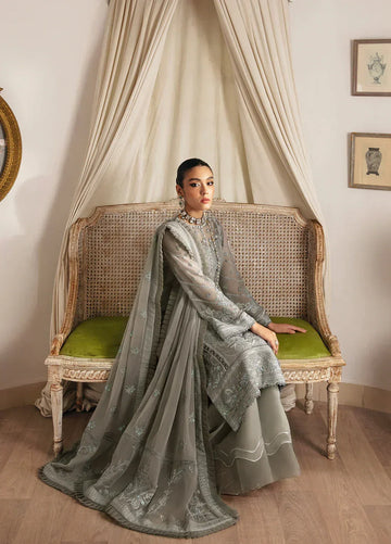 Gulaal | Embroidered Chiffon 23 | Sirena - Aqsa Fabrics