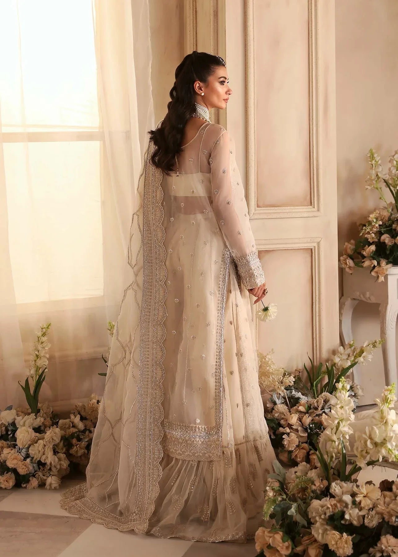 Akbar Aslam | Aleia Luxury Formals | Azucena - Aqsa Fabrics