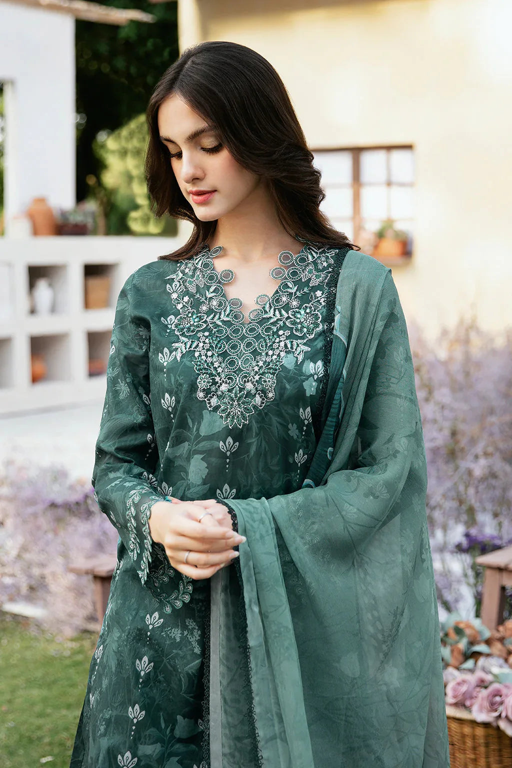 Ramsha | Rangrez Lawn Collection | N-505 - Aqsa Fabrics