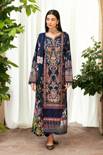 Ramsha | Mashaal Luxury Lawn | L-802 - Aqsa Fabrics