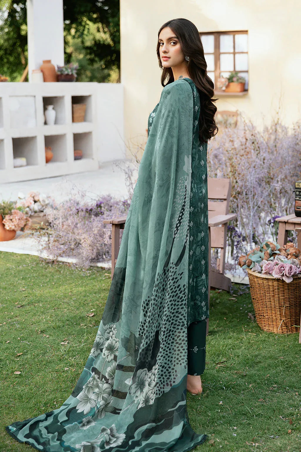 Ramsha | Rangrez Lawn Collection | N-505 - Aqsa Fabrics