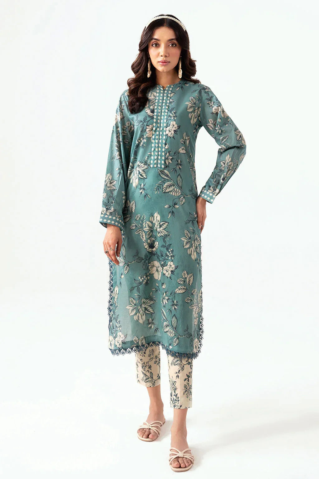 Ramsha | Pinted Lawn | RP-104 - Aqsa Fabrics