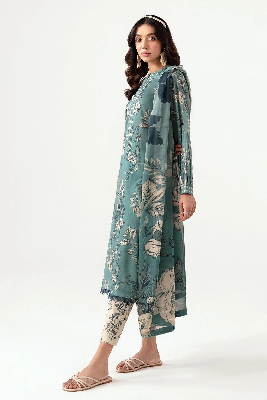 Ramsha | Pinted Lawn | RP-104 - Aqsa Fabrics