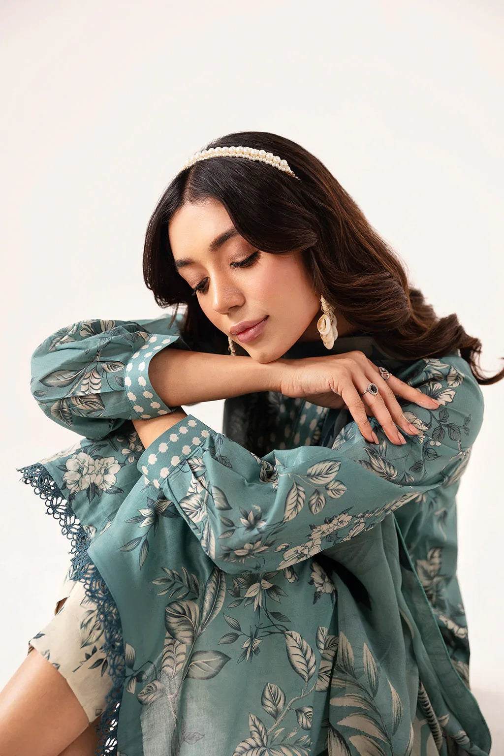 Ramsha | Pinted Lawn | RP-104 - Aqsa Fabrics