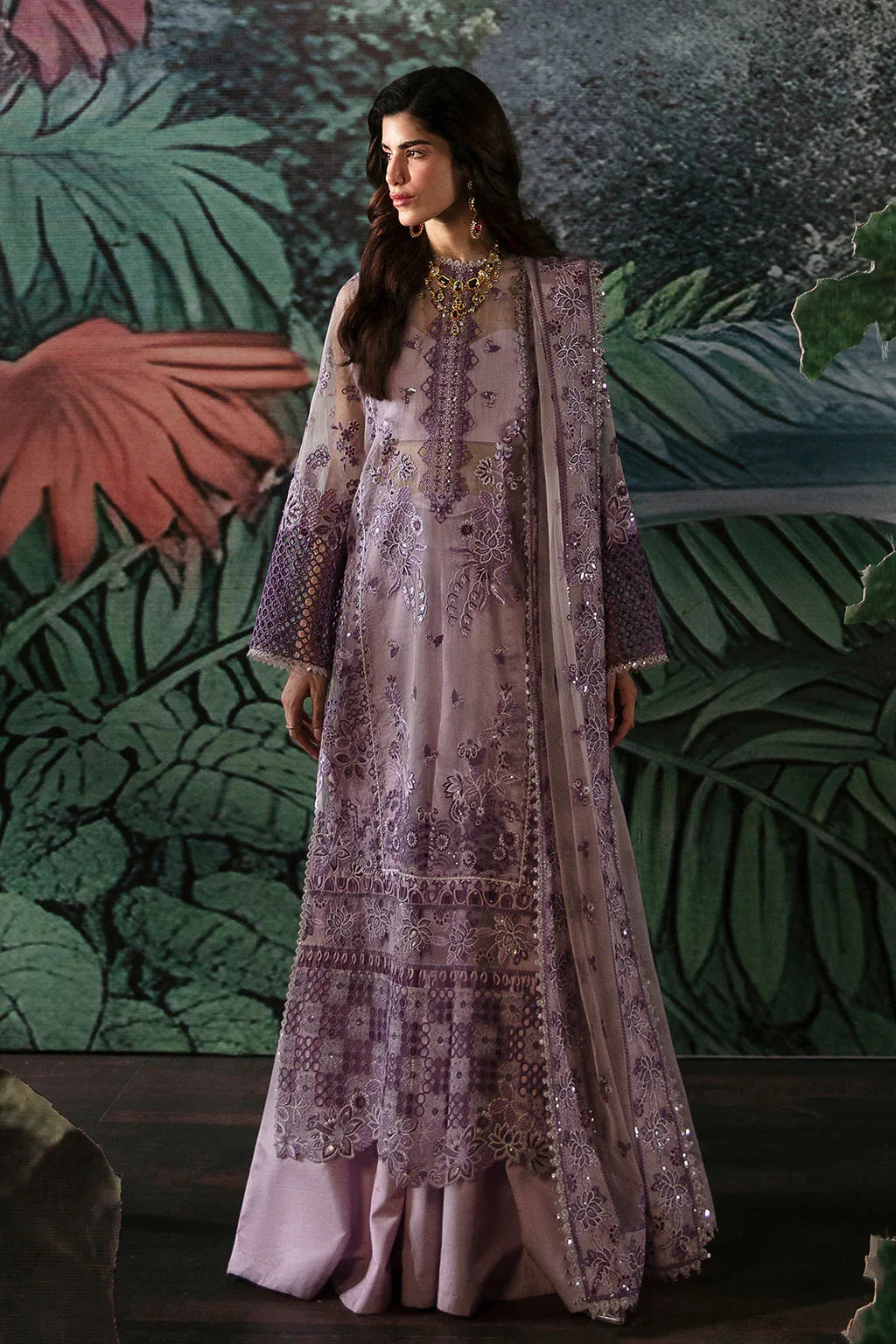 Afrozeh | La Fuchsia Festive 24 | Helen - Aqsa Fabrics