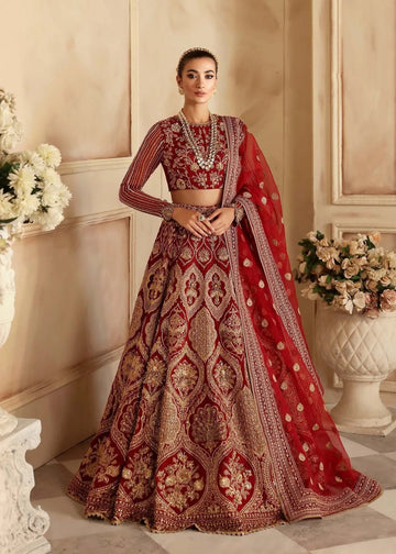 Akbar Aslam | Aleia Luxury Formals | Rosier - Aqsa Fabrics