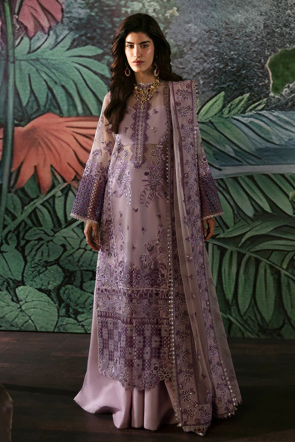 Afrozeh | La Fuchsia Festive 24 | Helen - Aqsa Fabrics