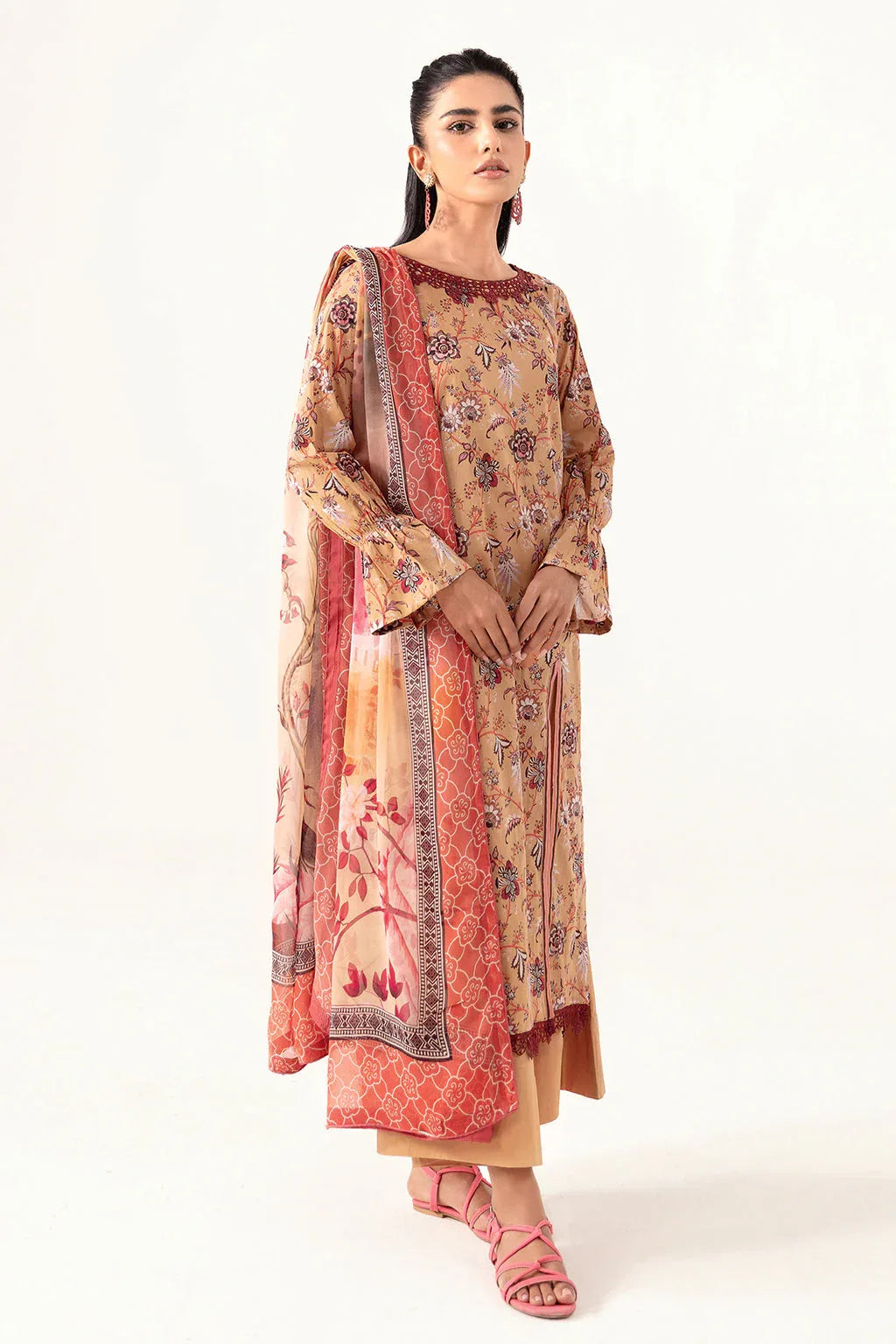 Ramsha | Pinted Lawn | RP-112 - Aqsa Fabrics