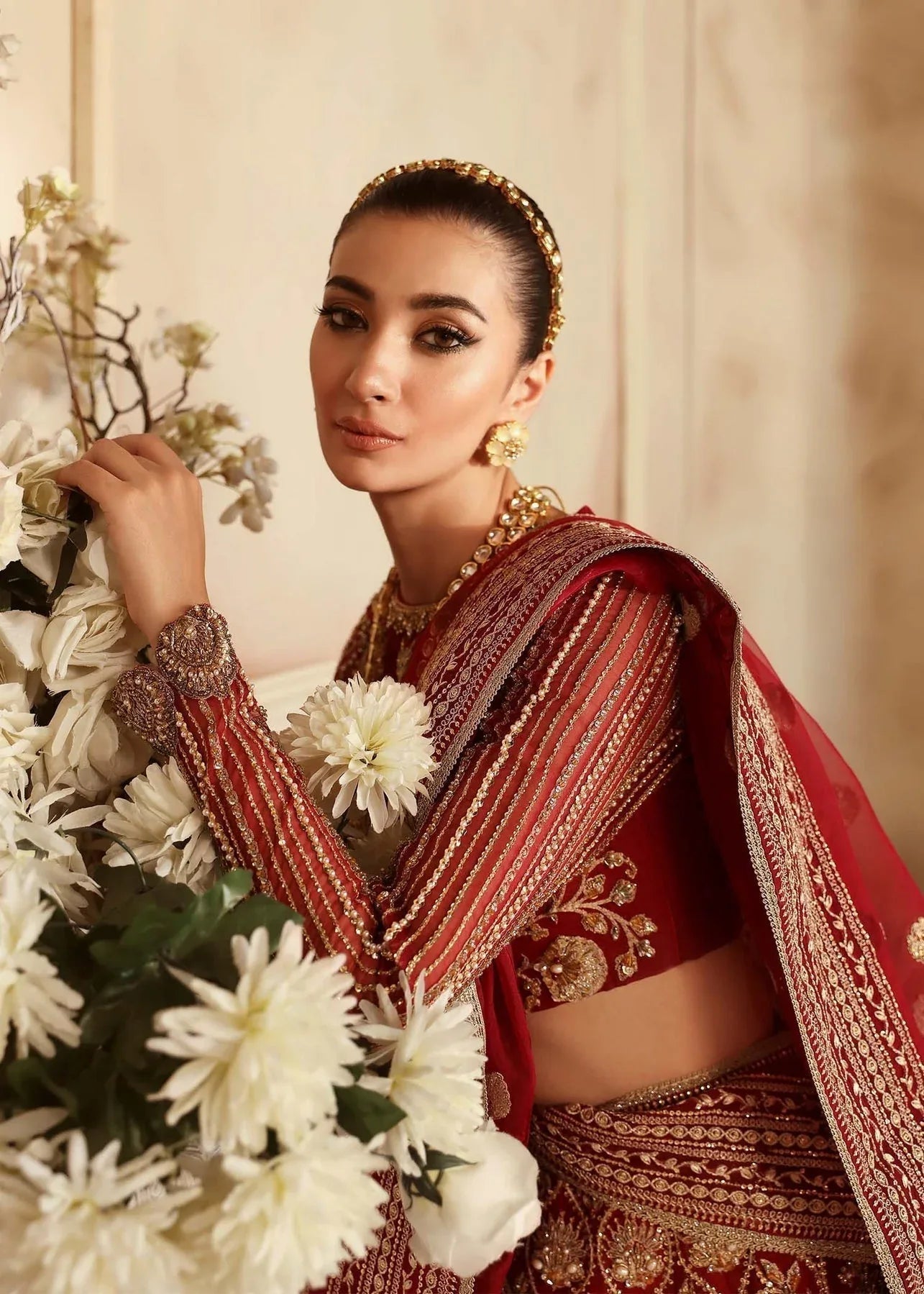 Akbar Aslam | Aleia Luxury Formals | Rosier - Aqsa Fabrics