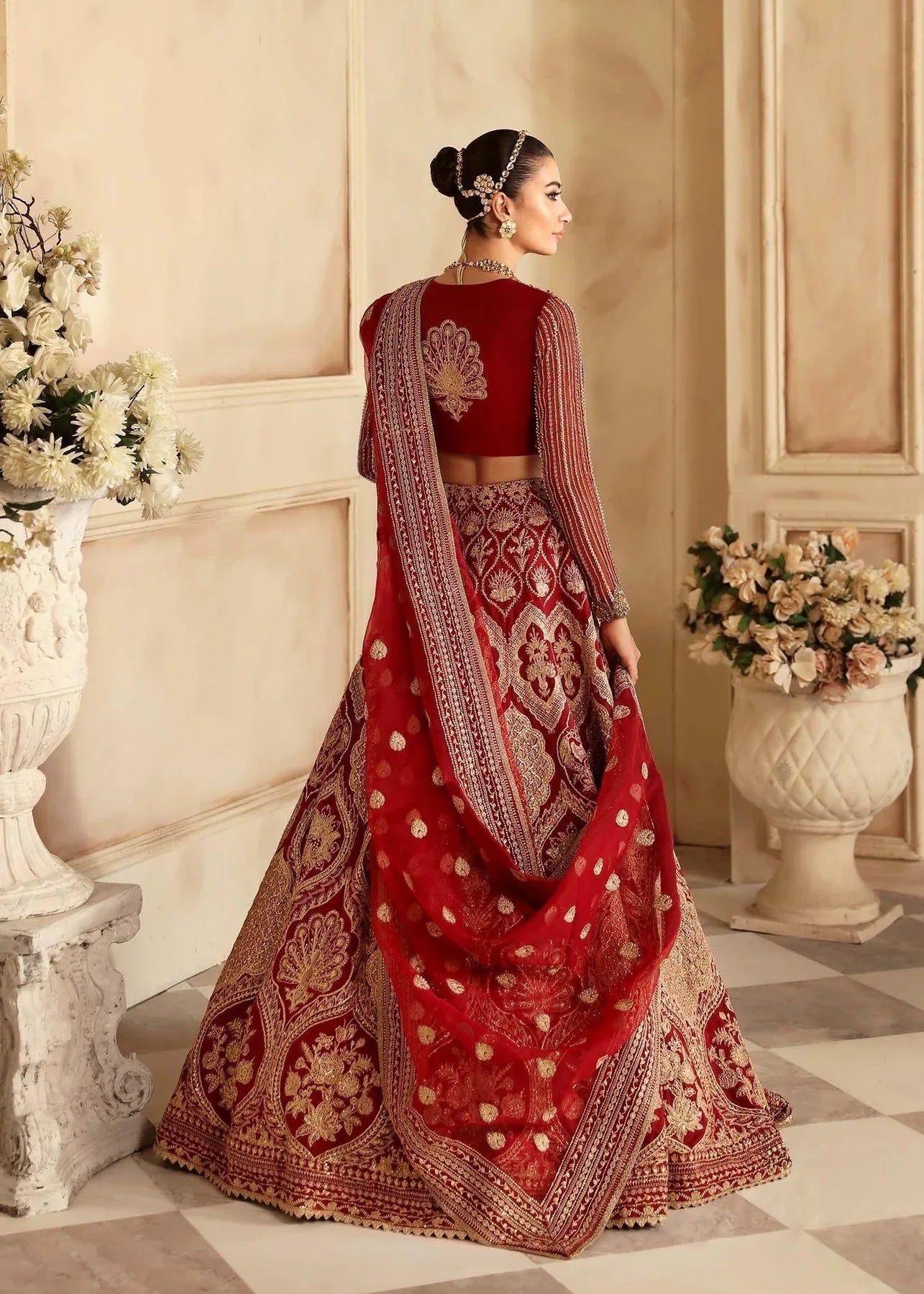 Akbar Aslam | Aleia Luxury Formals | Rosier - Aqsa Fabrics