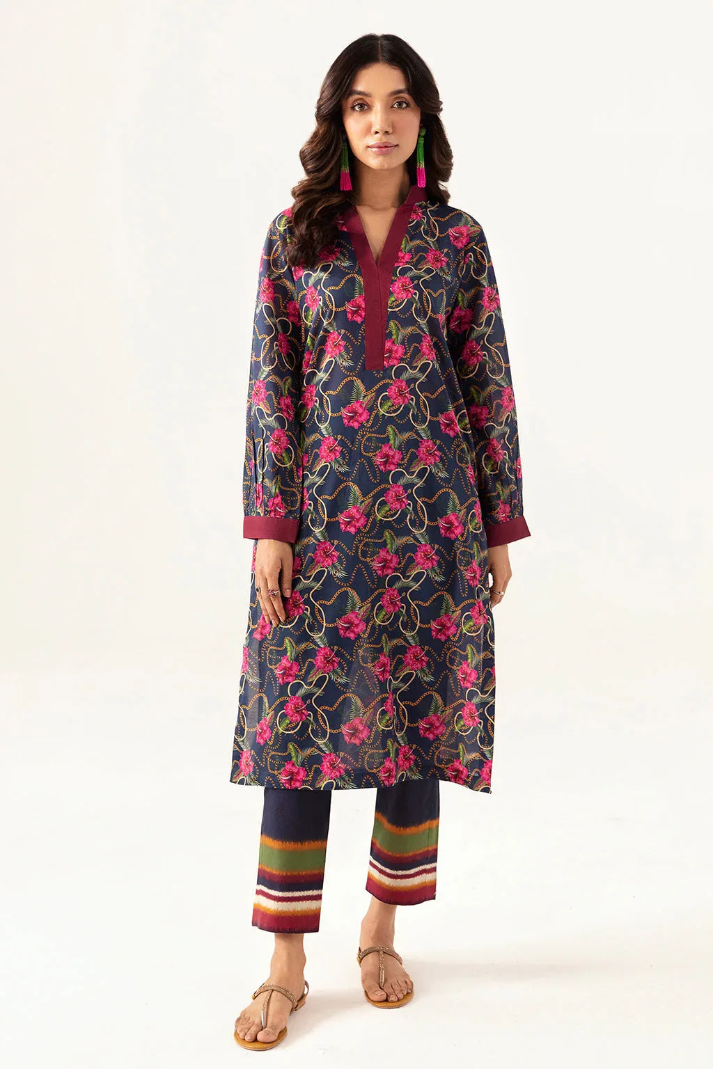 Ramsha | Pinted Lawn | RP-101 - Aqsa Fabrics