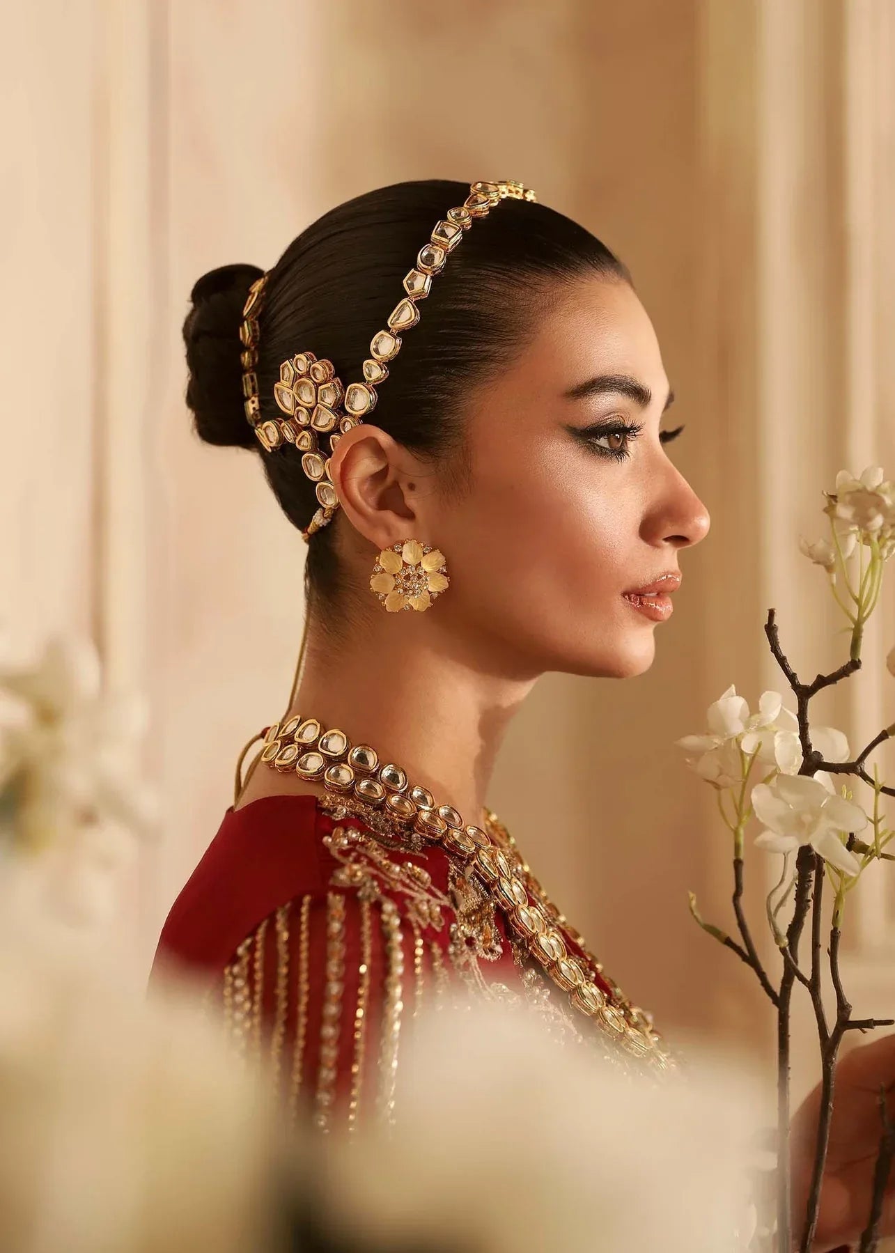 Akbar Aslam | Aleia Luxury Formals | Rosier - Aqsa Fabrics